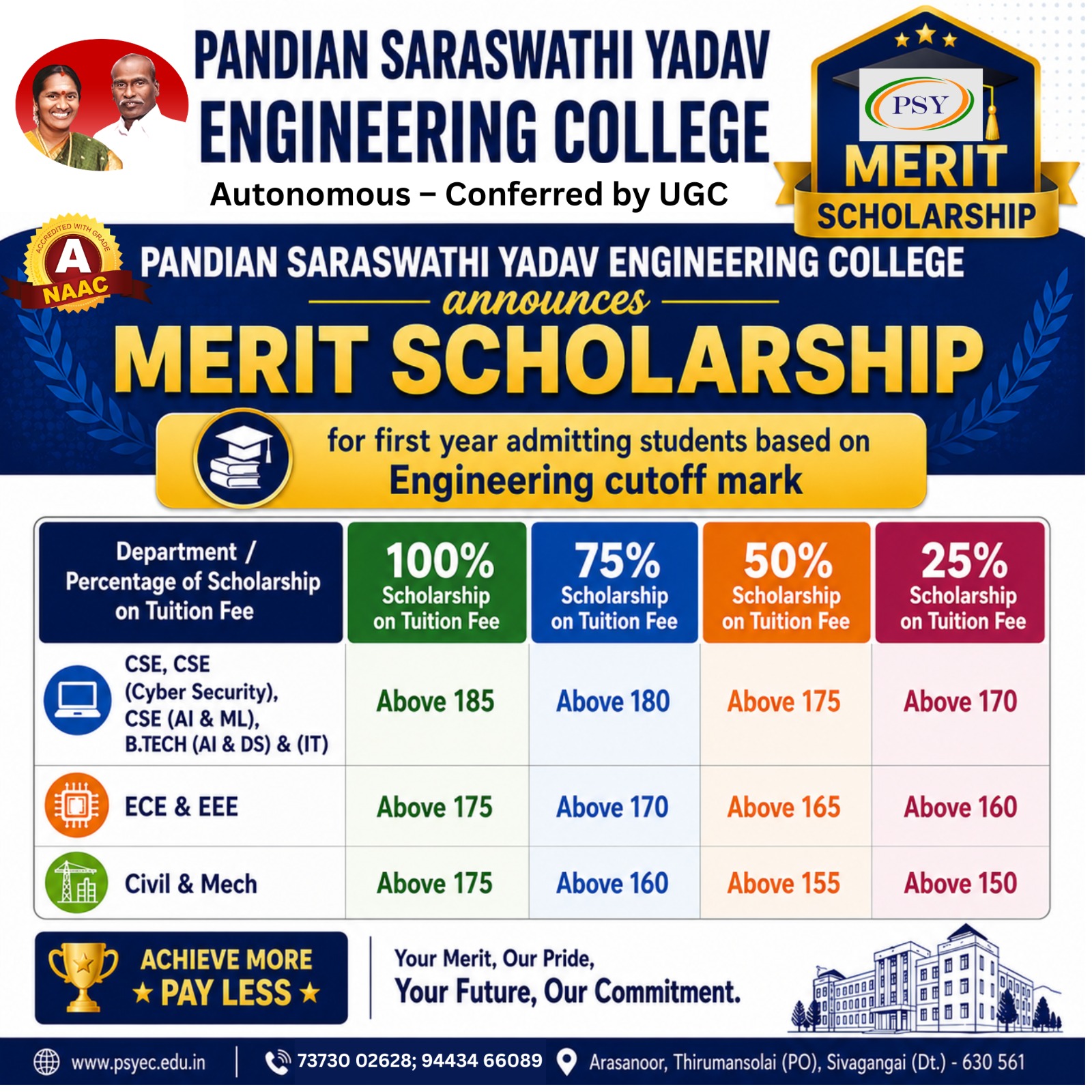 Merit Scholarship 2026-2027